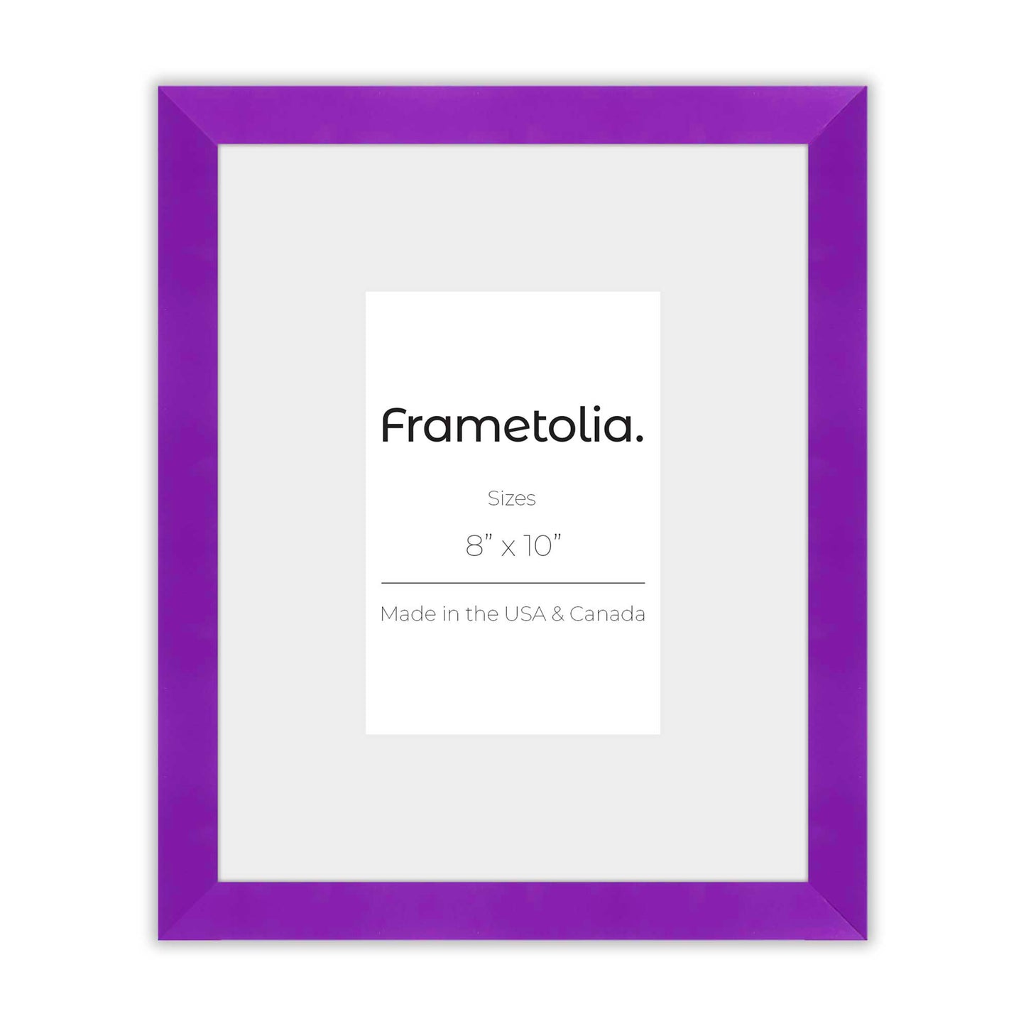 Plum Purple Narrow Width Wall Frame