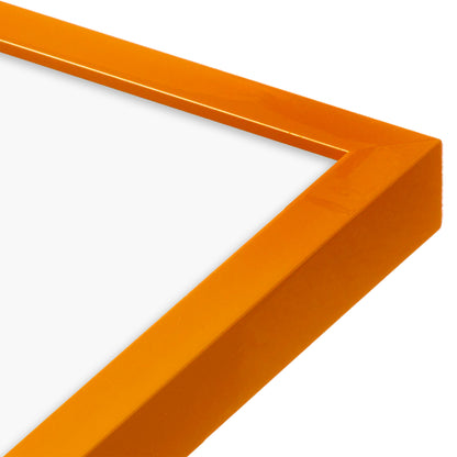 Orange Marmalade Narrow Width Wall Frame, Set of 3