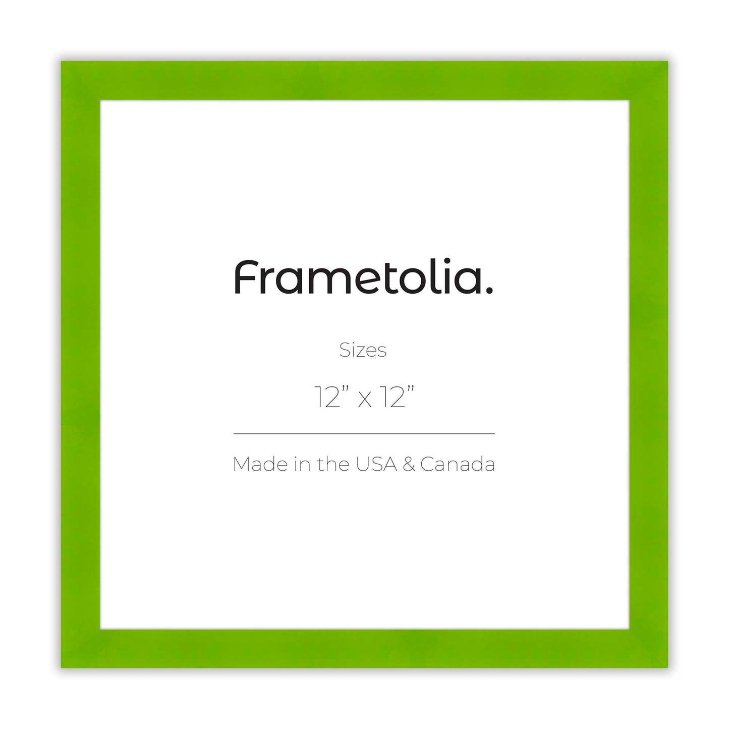 Fresh Lime Narrow Width Wall Frame