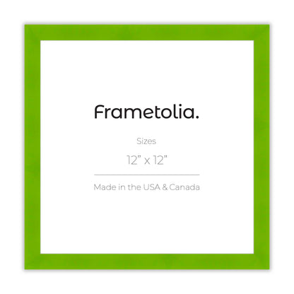 Fresh Lime Narrow Width Wall Frame