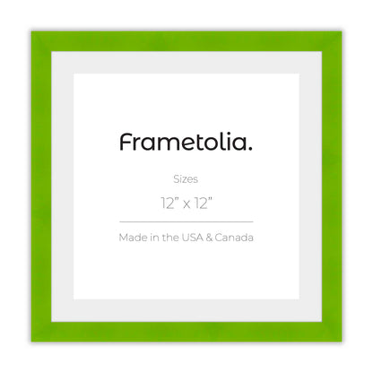 Fresh Lime Narrow Width Wall Frame