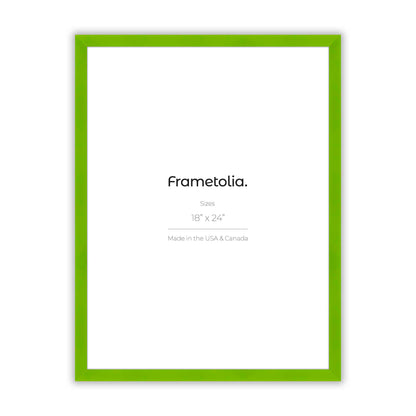 Fresh Lime Narrow Width Wall Frame