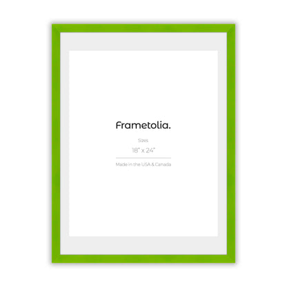 Fresh Lime Narrow Width Wall Frame