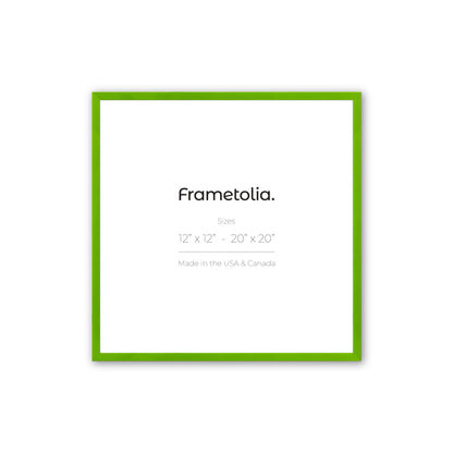 Fresh Lime Narrow Width Wall Frame