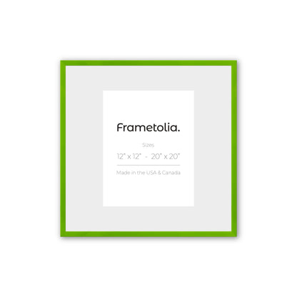 Fresh Lime Narrow Width Wall Frame