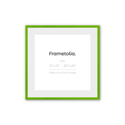 Fresh Lime Narrow Width Wall Frame