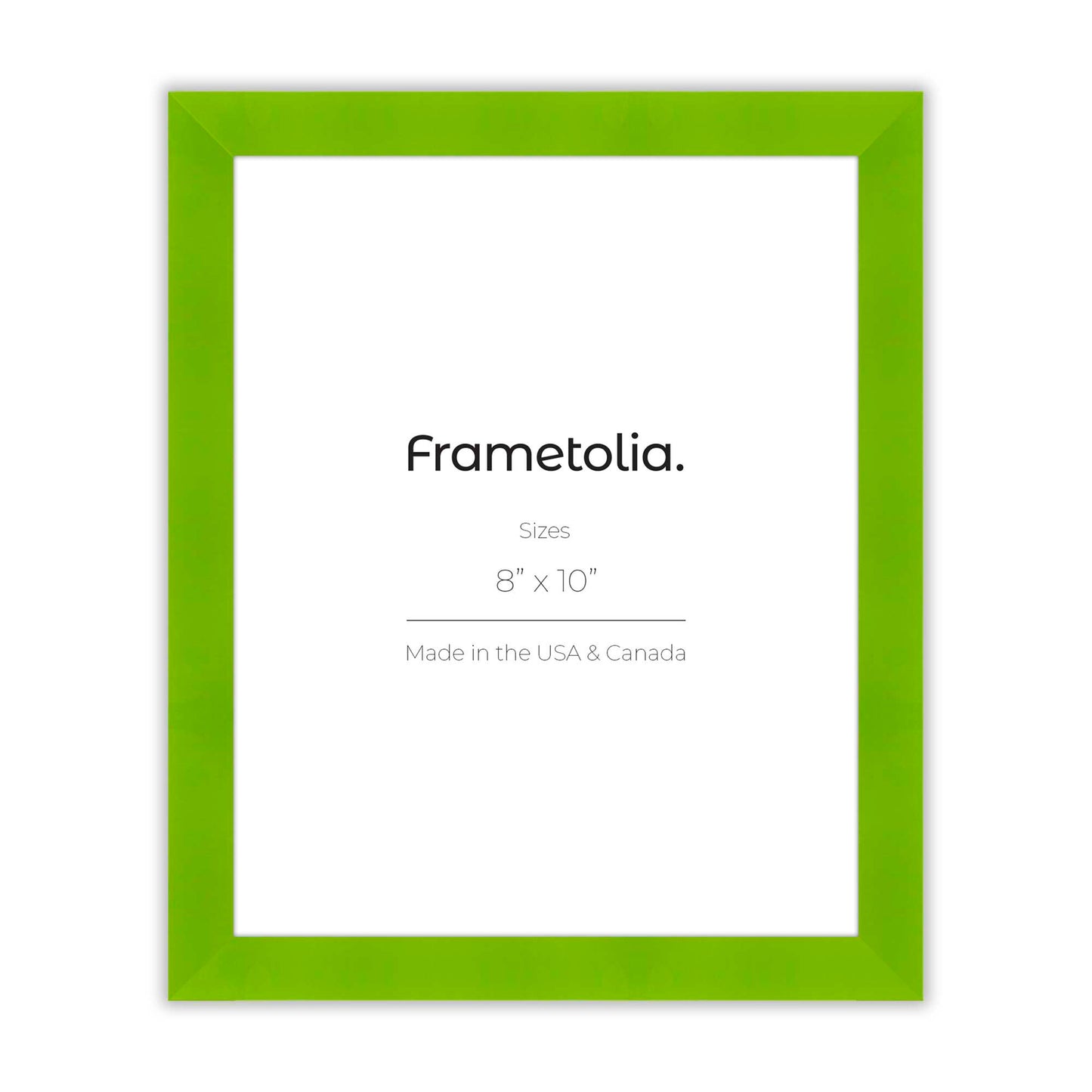 Fresh Lime Narrow Width Wall Frame
