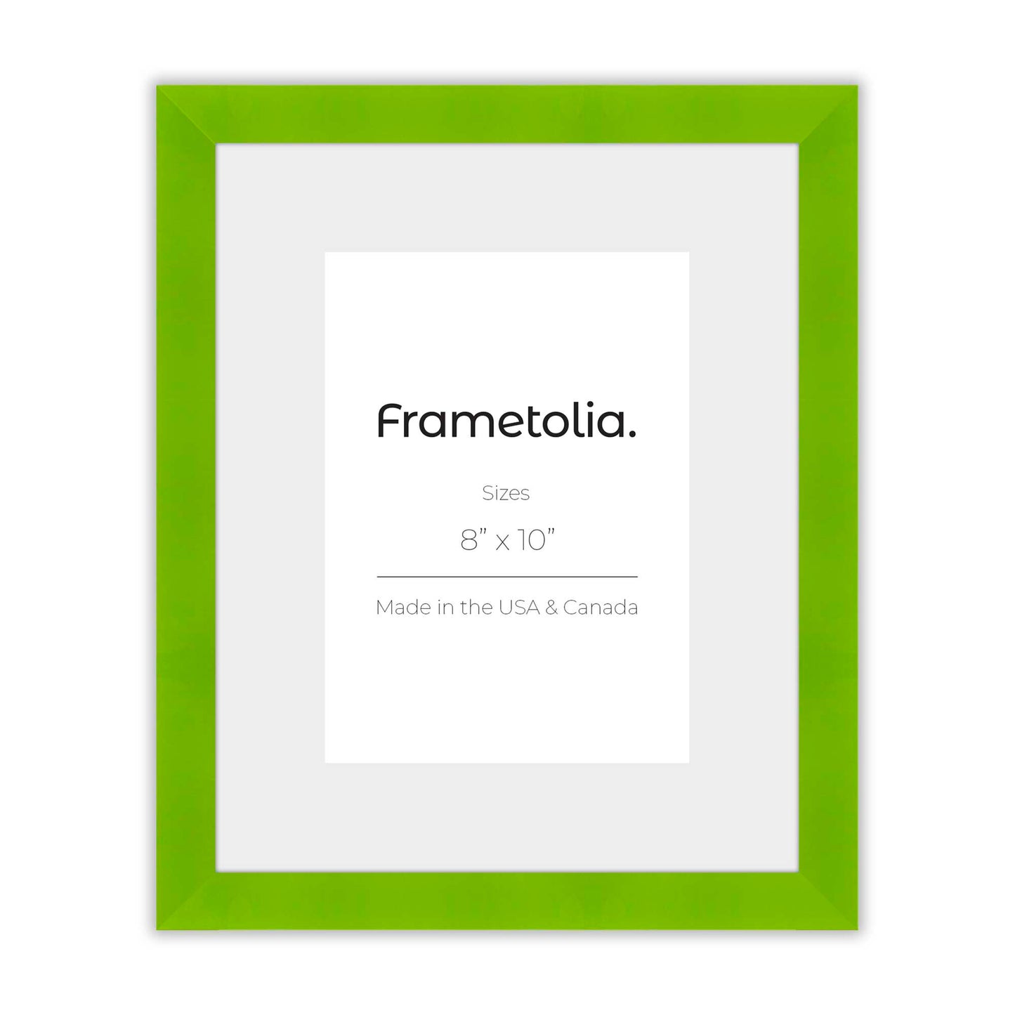 Fresh Lime Narrow Width Wall Frame
