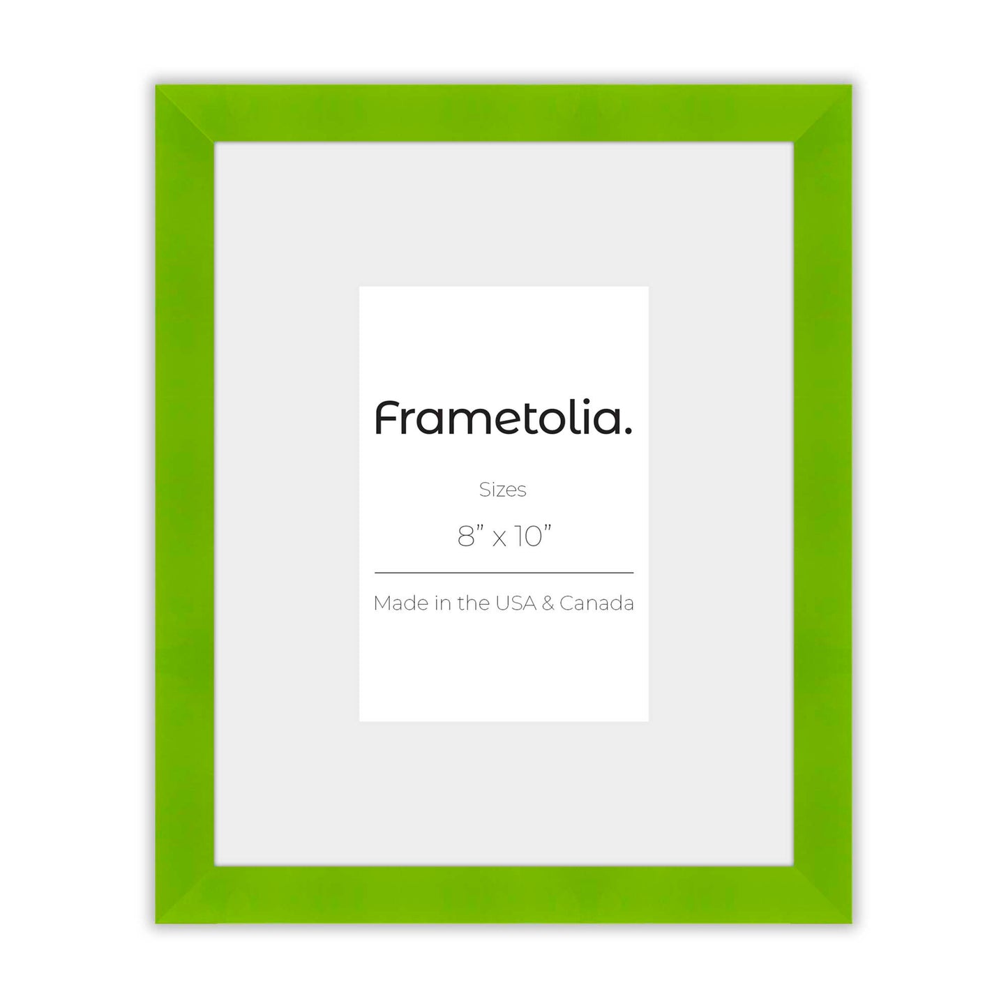 Fresh Lime Narrow Width Wall Frame