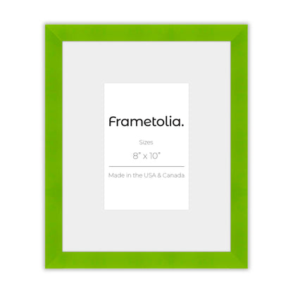 Fresh Lime Narrow Width Wall Frame