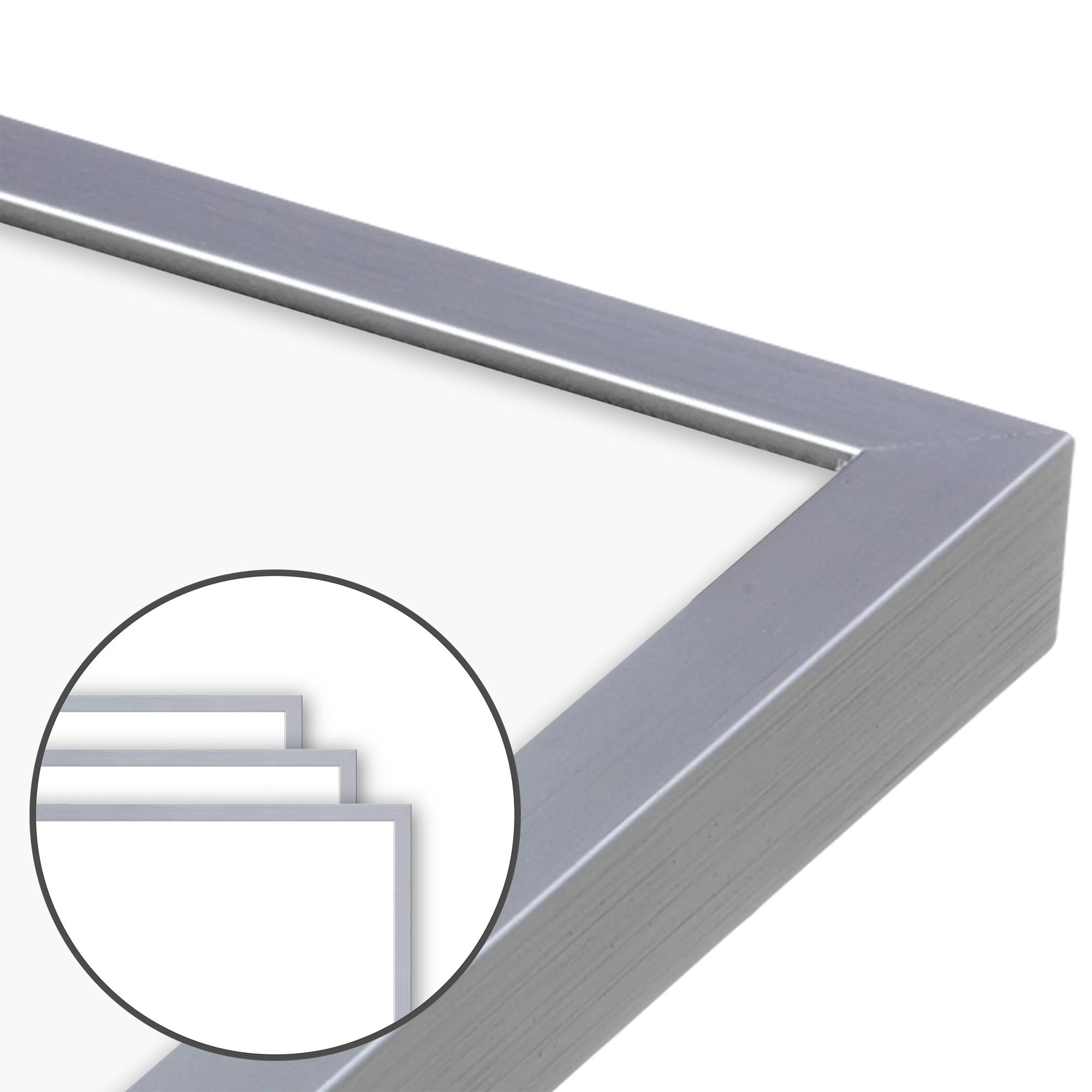 Polished Chrome Elements Wall Frame, Set of 3 – Frametolia.