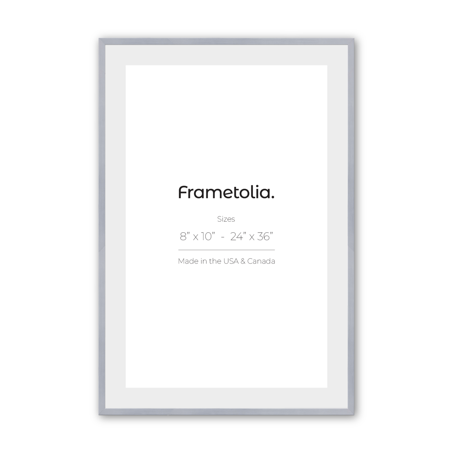 Polished Chrome Elements Wall Frame