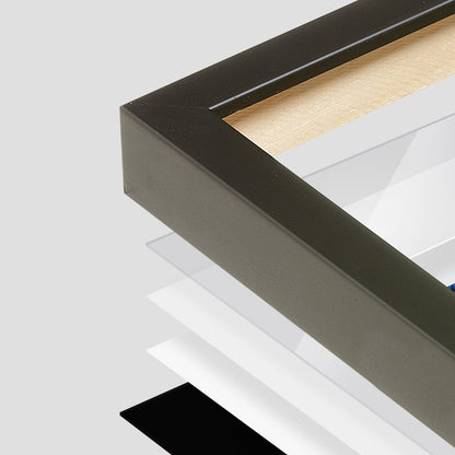 Satin Black Manhattan Wall Frame