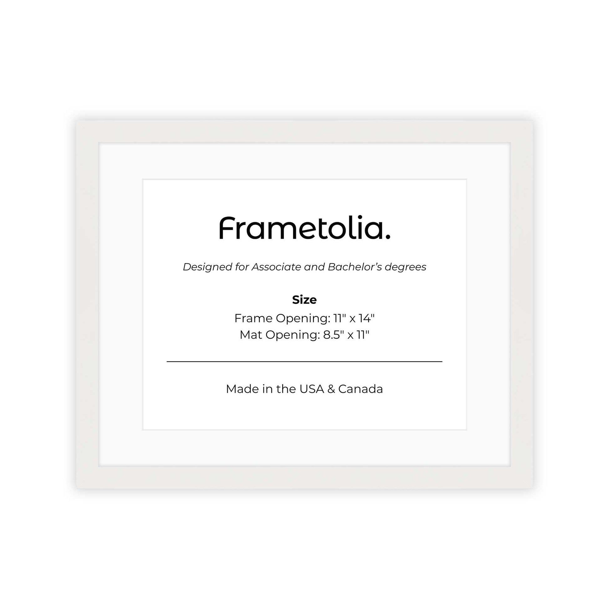 Opaque White Manhattan Wall Frame
