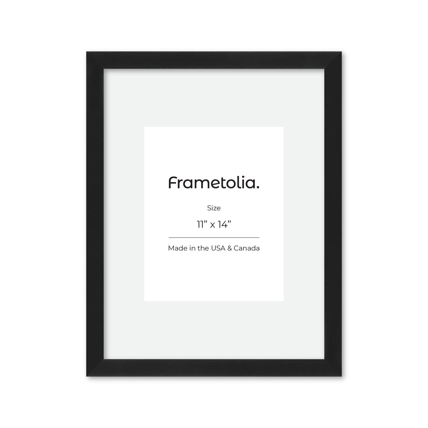 11" x 14" Espresso Manhattan Wall Frame