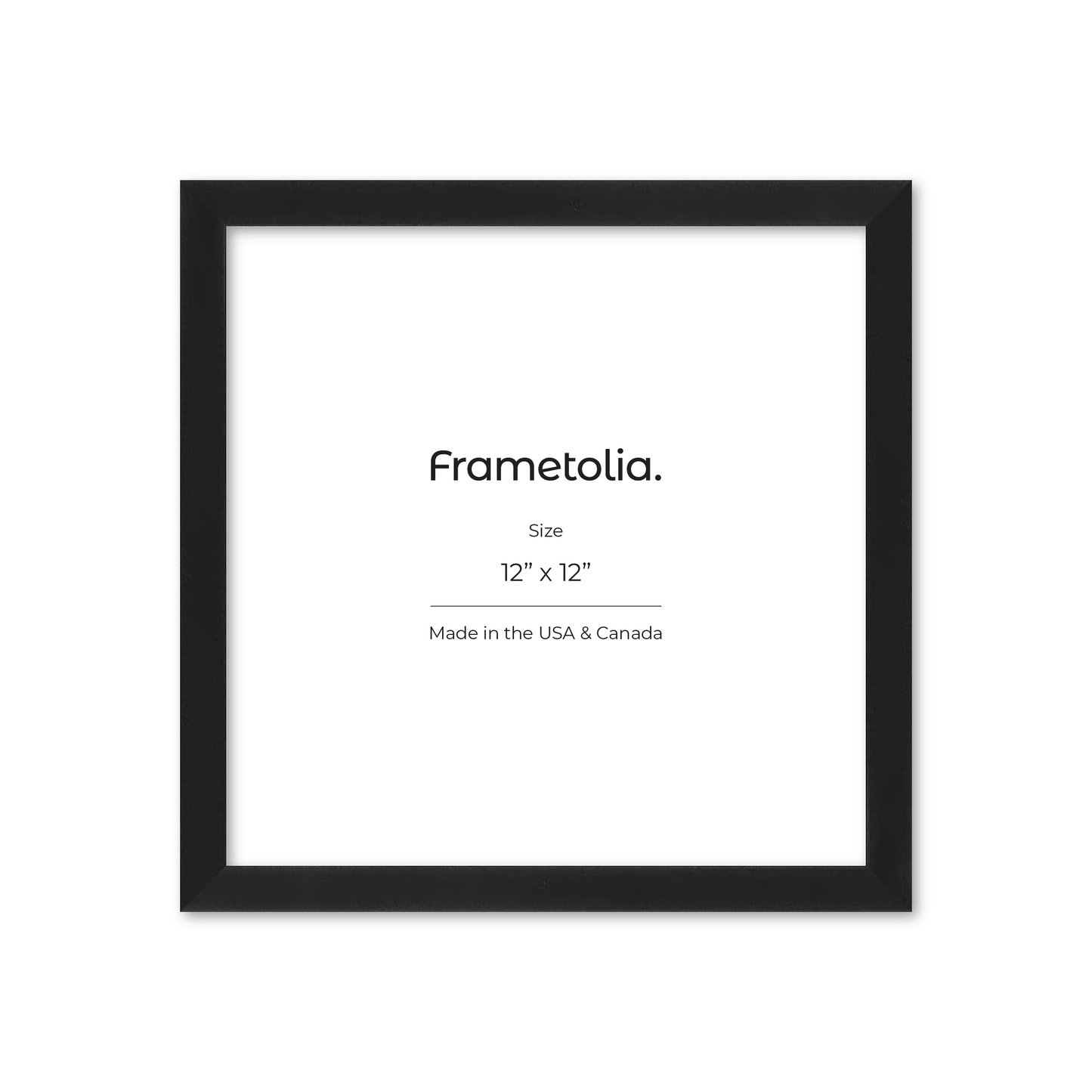12" x 12" Espresso Manhattan Wall Frame