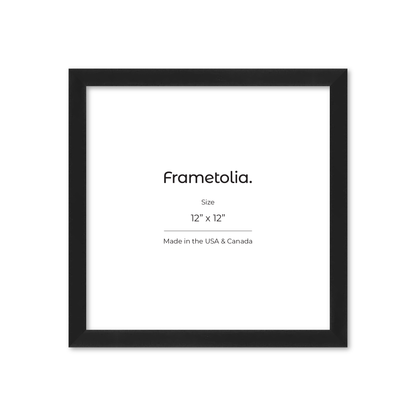 12" x 12" Espresso Manhattan Wall Frame