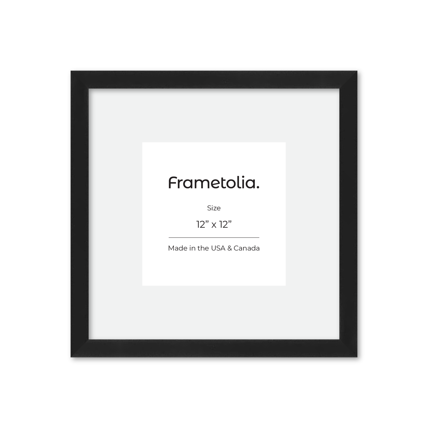12" x 12" Espresso Manhattan Wall Frame