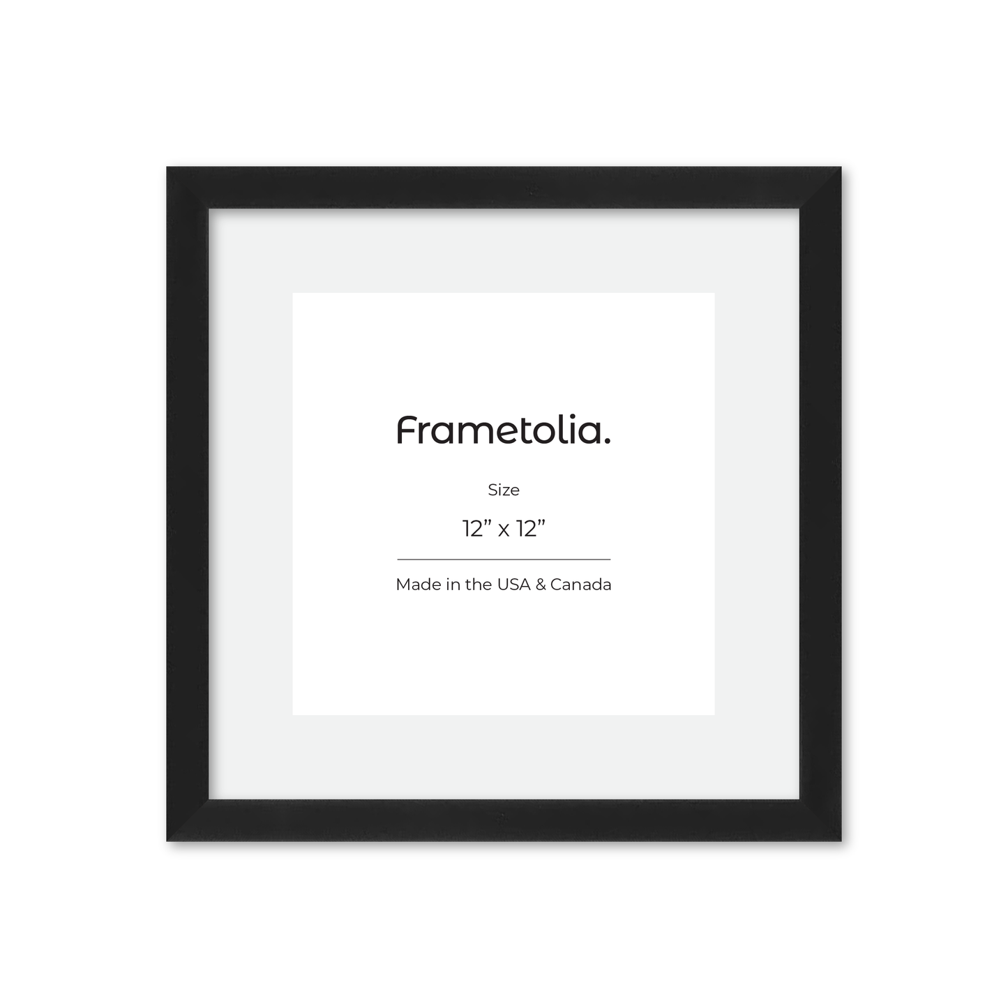 12" x 12" Espresso Manhattan Wall Frame