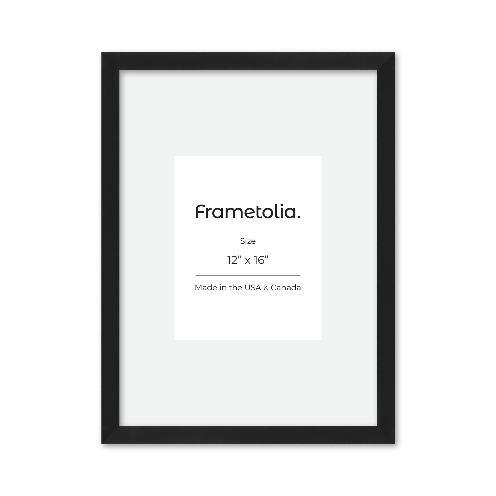 12" x 16" Espresso Manhattan Wall Frame