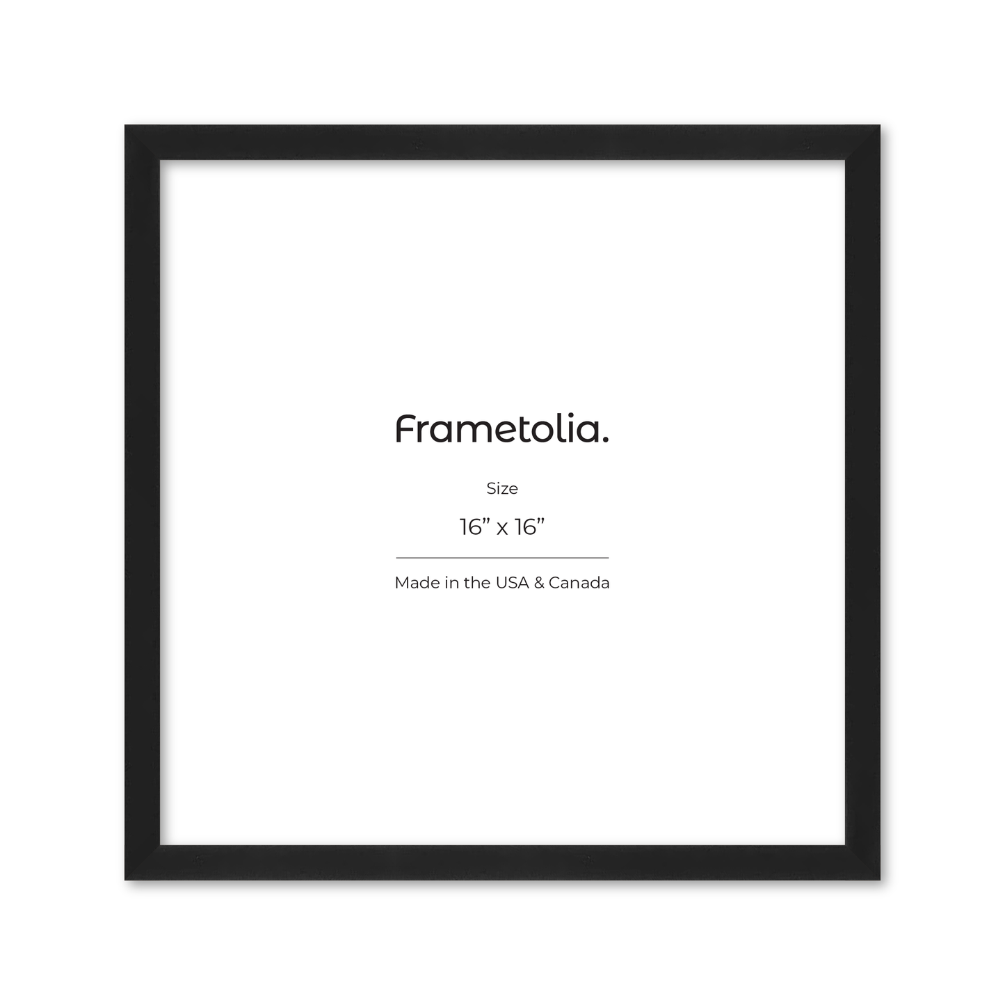16" x 16" Espresso Manhattan Wall Frame