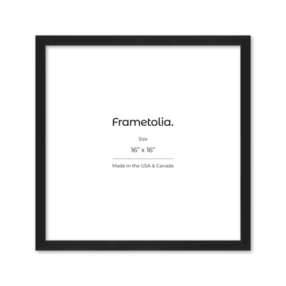 16" x 16" Espresso Manhattan Wall Frame