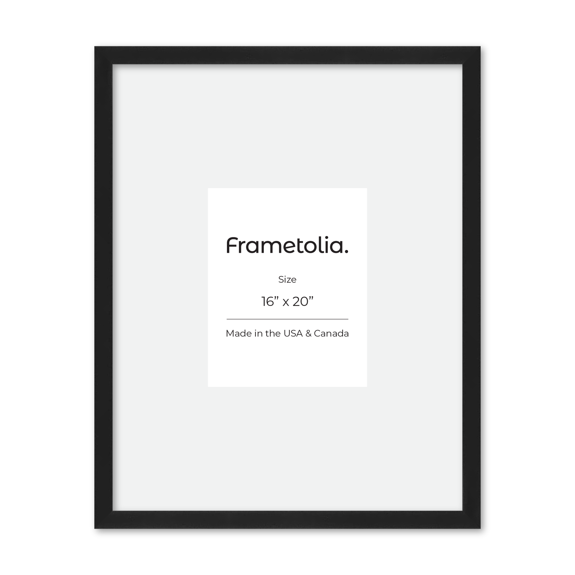 16" x 20" Espresso Manhattan Wall Frame