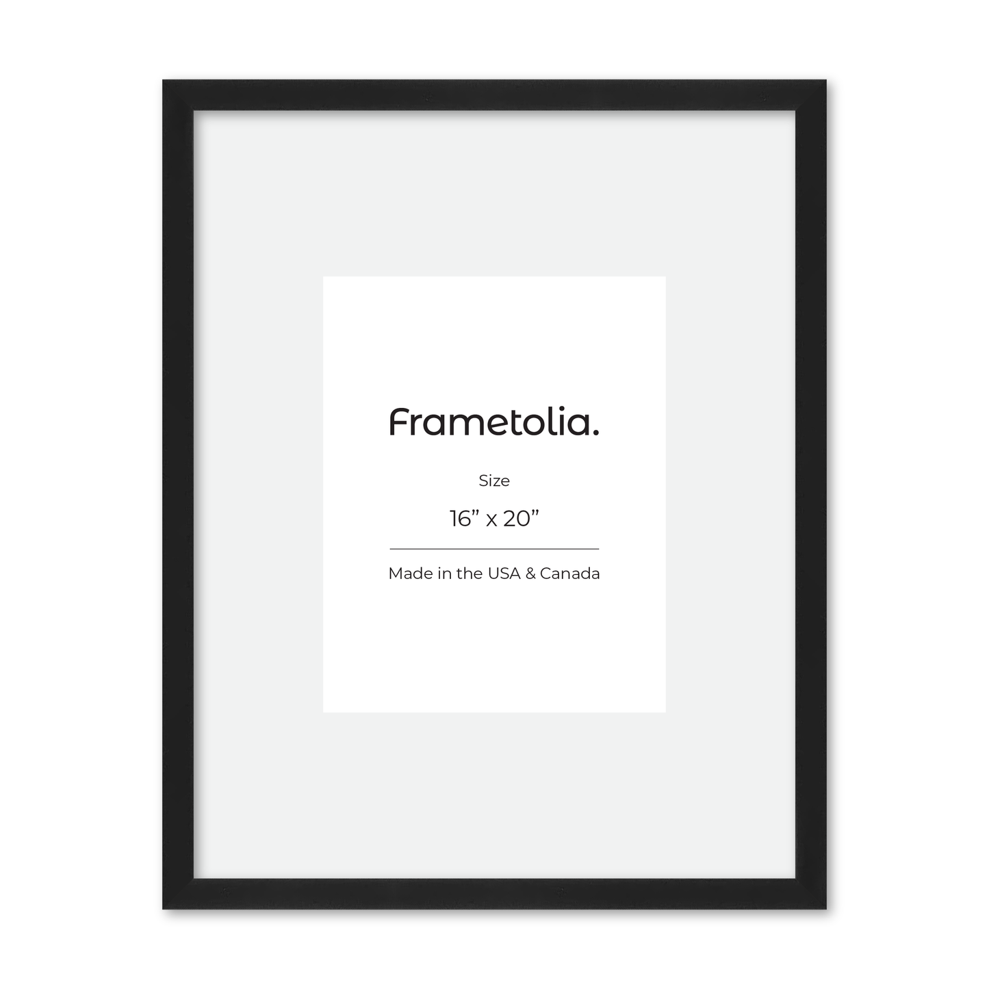 16" x 20" Espresso Manhattan Wall Frame