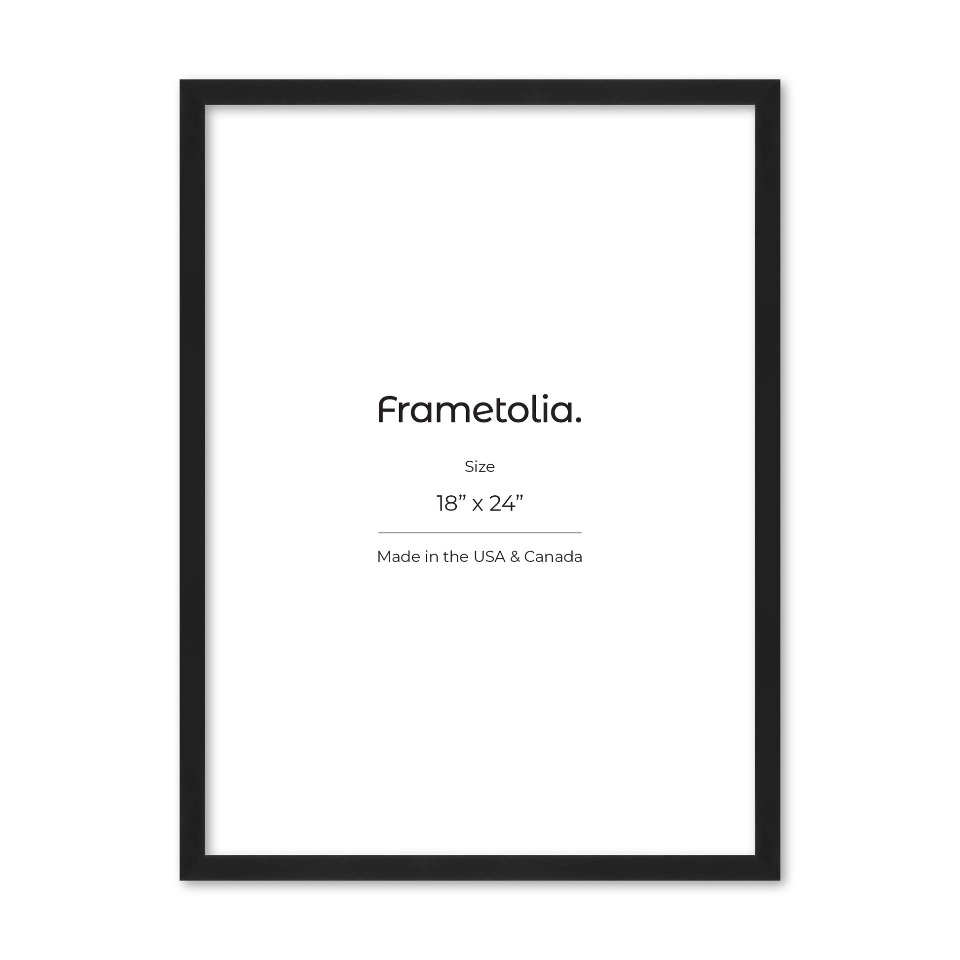 18" x 24" Espresso Manhattan Wall Frame