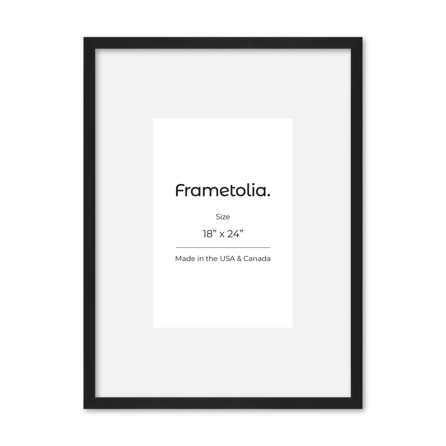 18" x 24" Espresso Manhattan Wall Frame