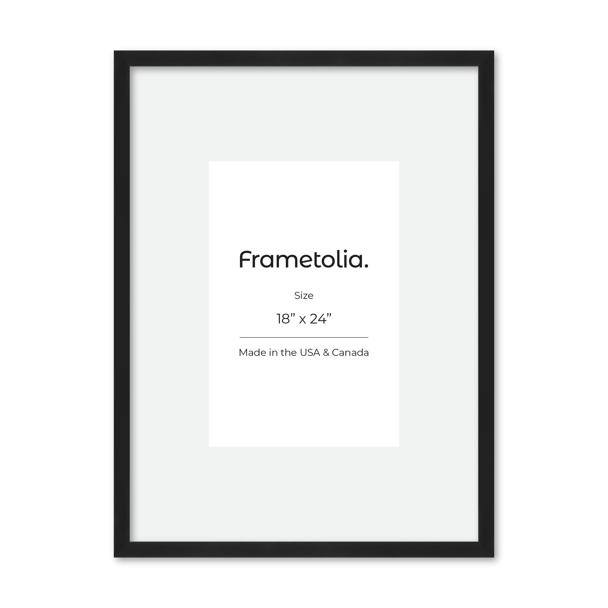 18" x 24" Espresso Manhattan Wall Frame