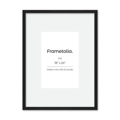 18" x 24" Espresso Manhattan Wall Frame