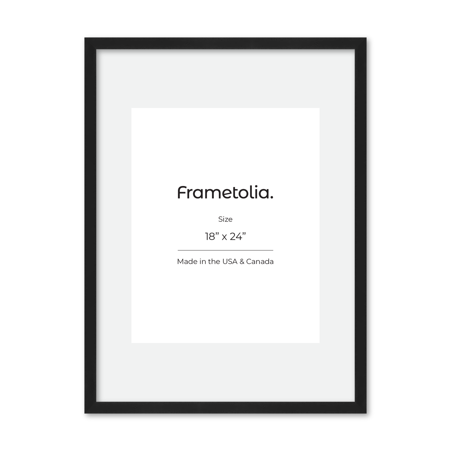18" x 24" Espresso Manhattan Wall Frame