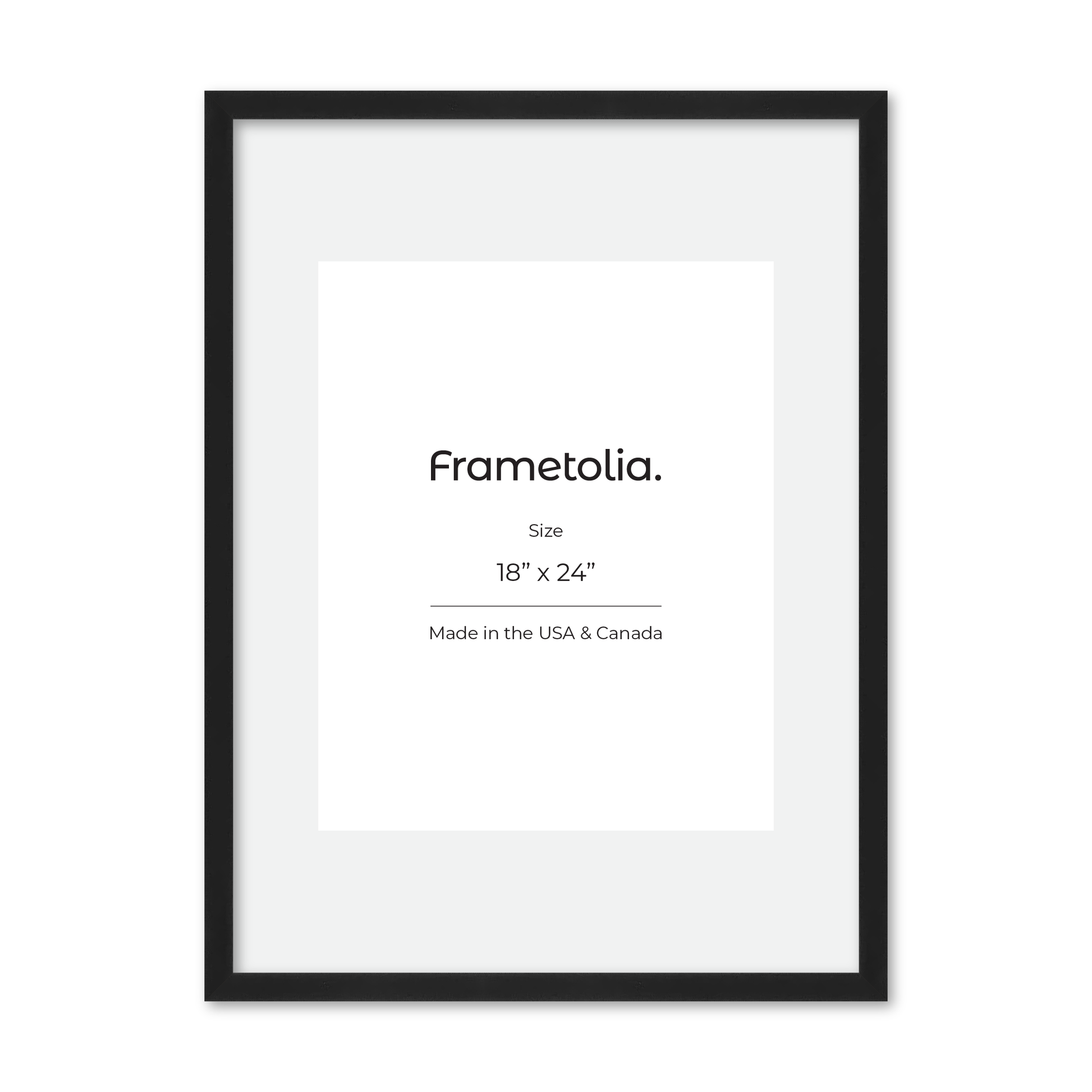 18" x 24" Espresso Manhattan Wall Frame