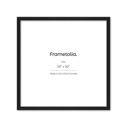 20" x 20" Espresso Manhattan Wall Frame
