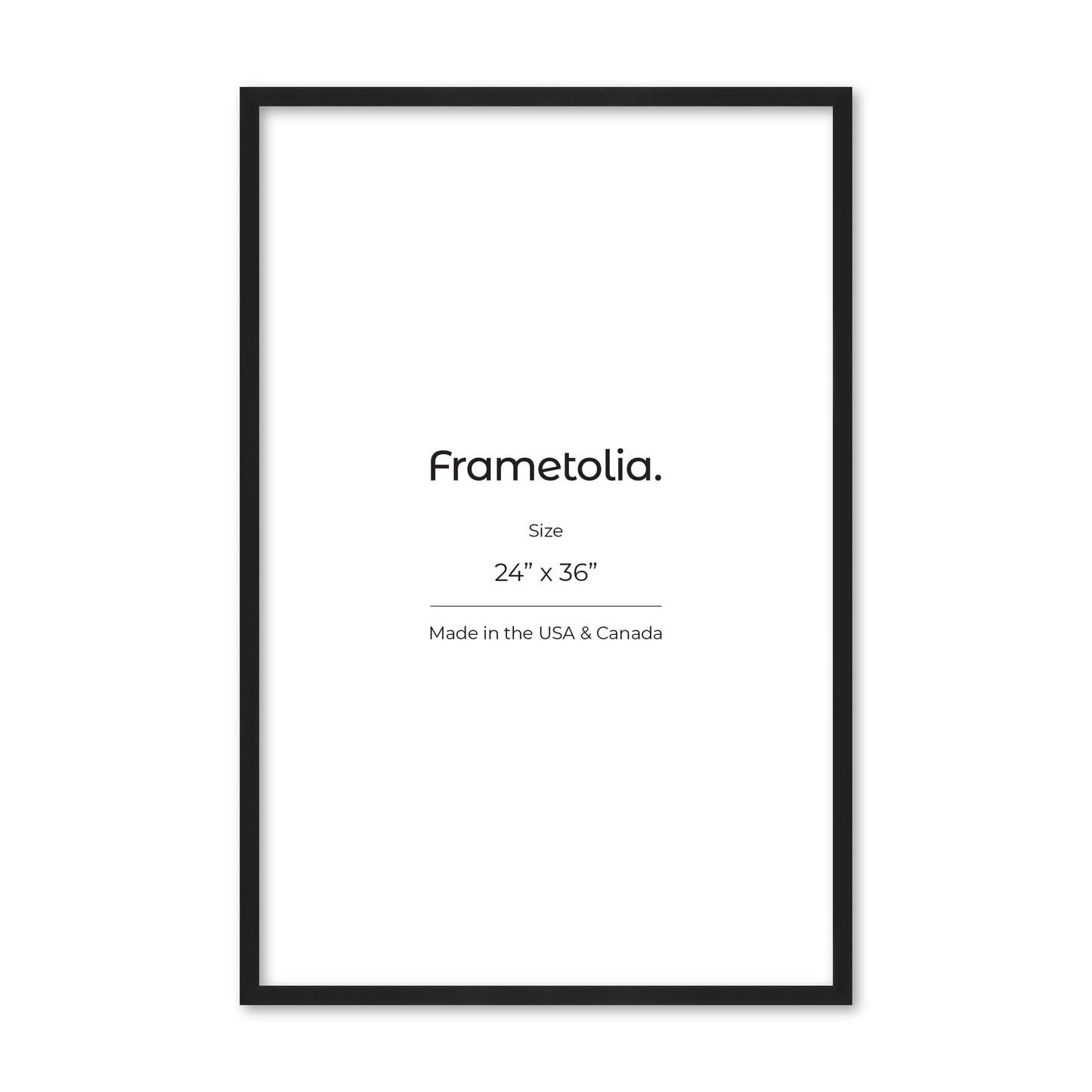 24" x 36" Espresso Manhattan Wall Frame