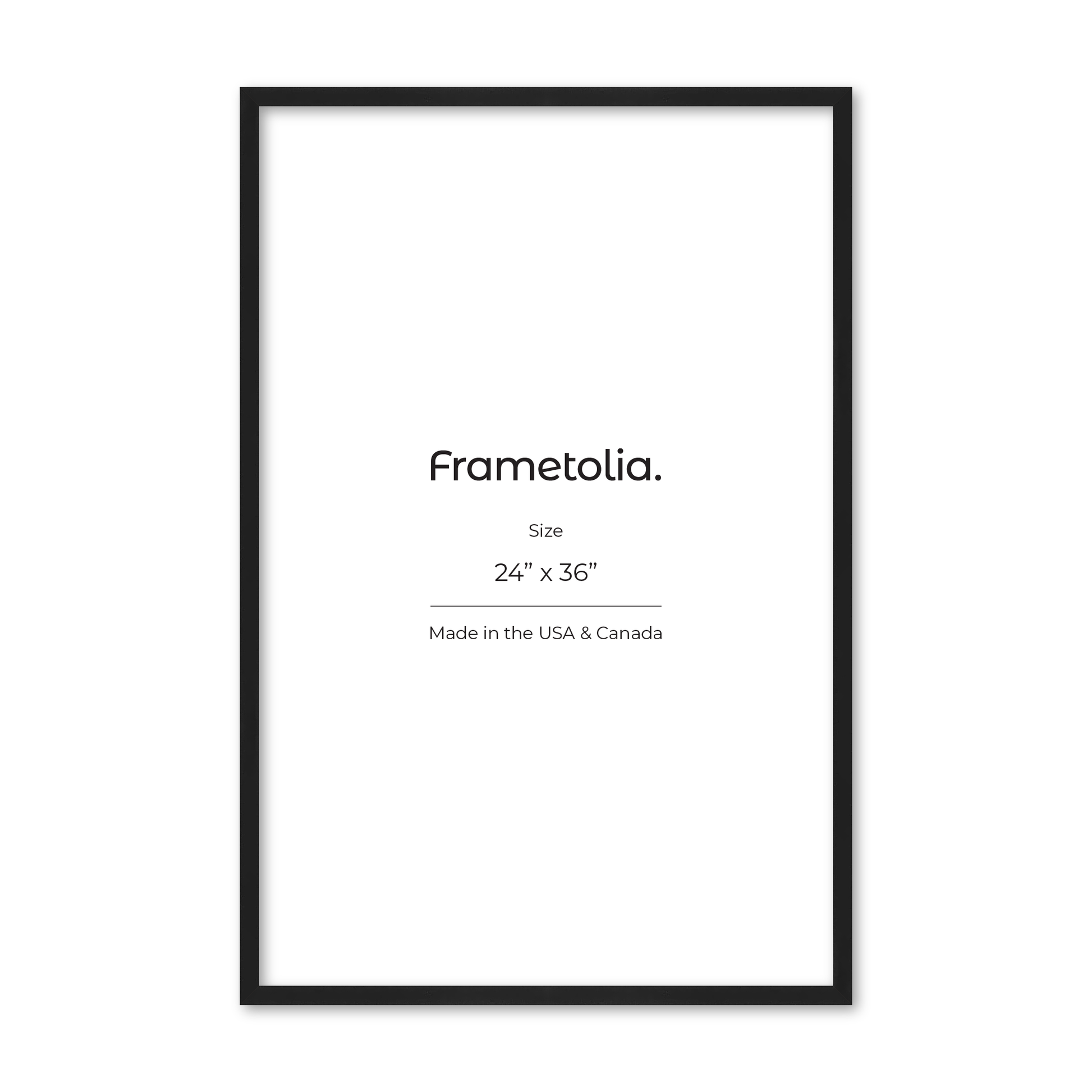 24" x 36" Espresso Manhattan Wall Frame
