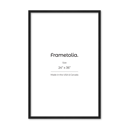 24" x 36" Espresso Manhattan Wall Frame
