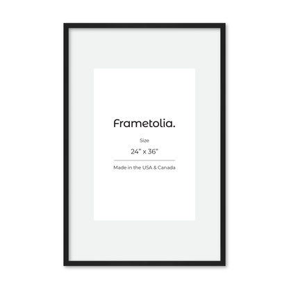 24" x 36" Espresso Manhattan Wall Frame