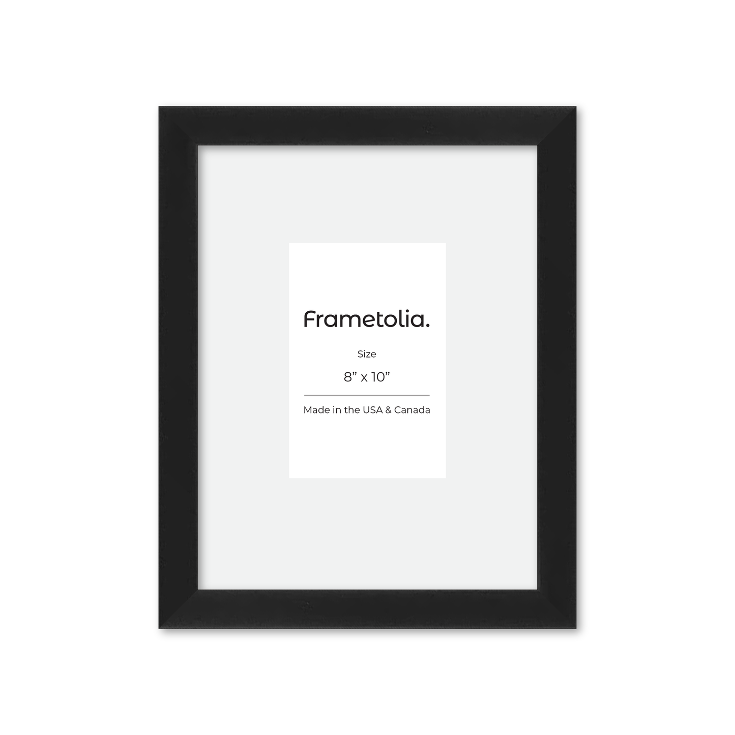 8" x 10" Espresso Manhattan Wall Frame