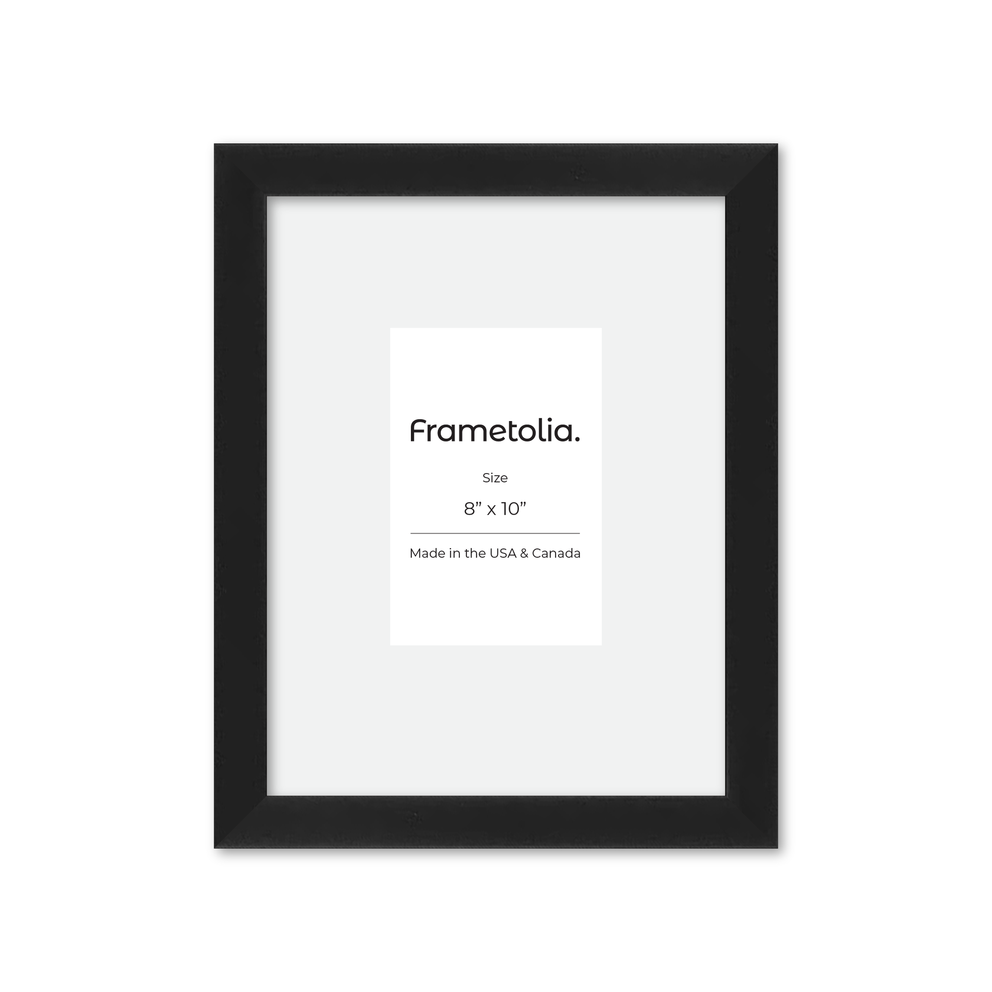 8" x 10" Espresso Manhattan Wall Frame
