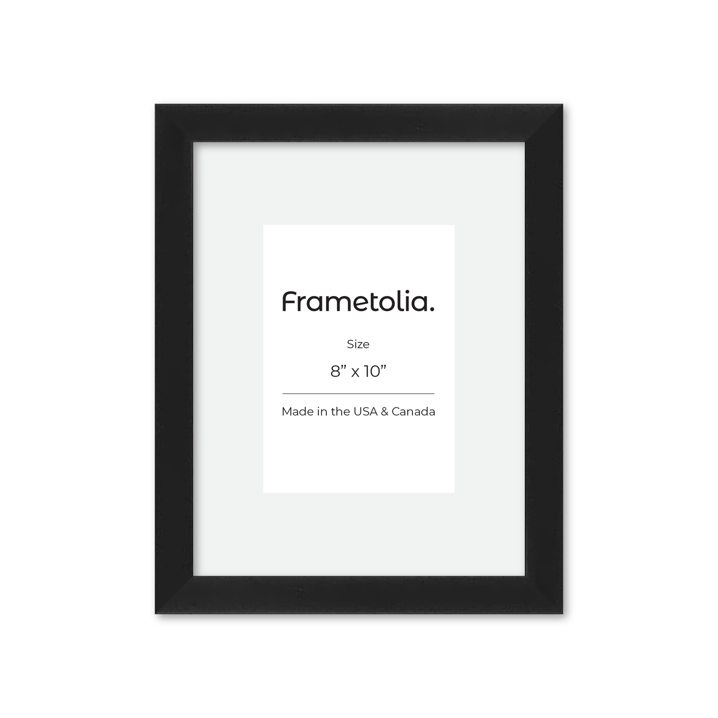 8" x 10" Espresso Manhattan Wall Frame