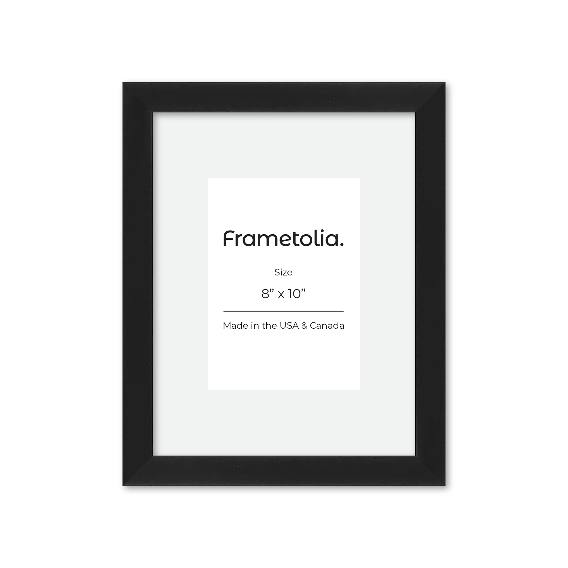 8" x 10" Espresso Manhattan Wall Frame