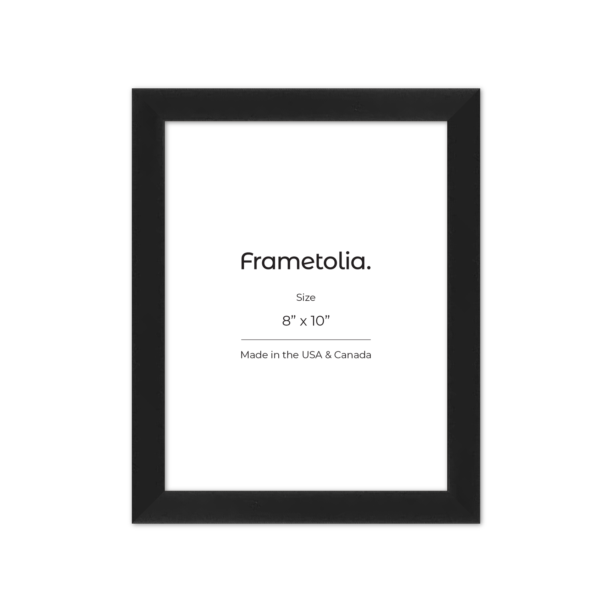 8" x 10" Espresso Manhattan Wall Frame
