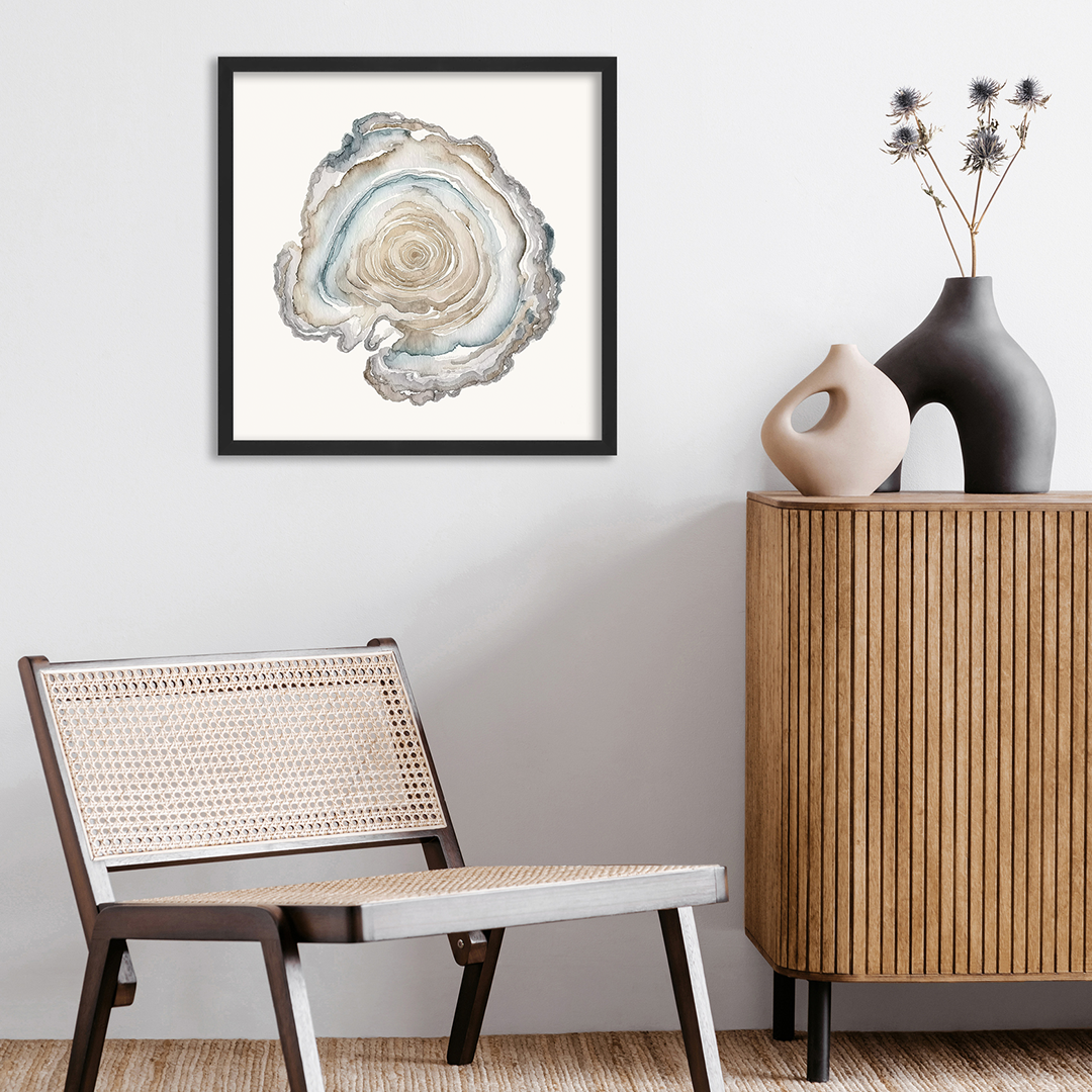 Espresso Manhattan Wall Frame Hanging on the wall