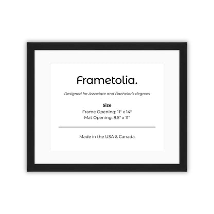 Espresso Manhattan Wall Frame
