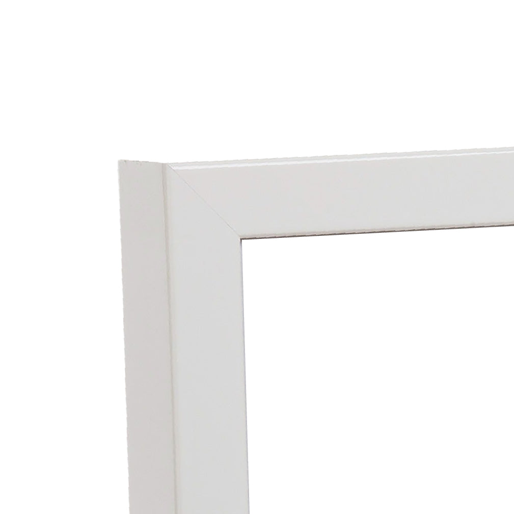 White Lacquer Narrow Width Table Top Frame