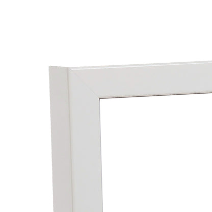 White Lacquer Narrow Width Table Top Frame