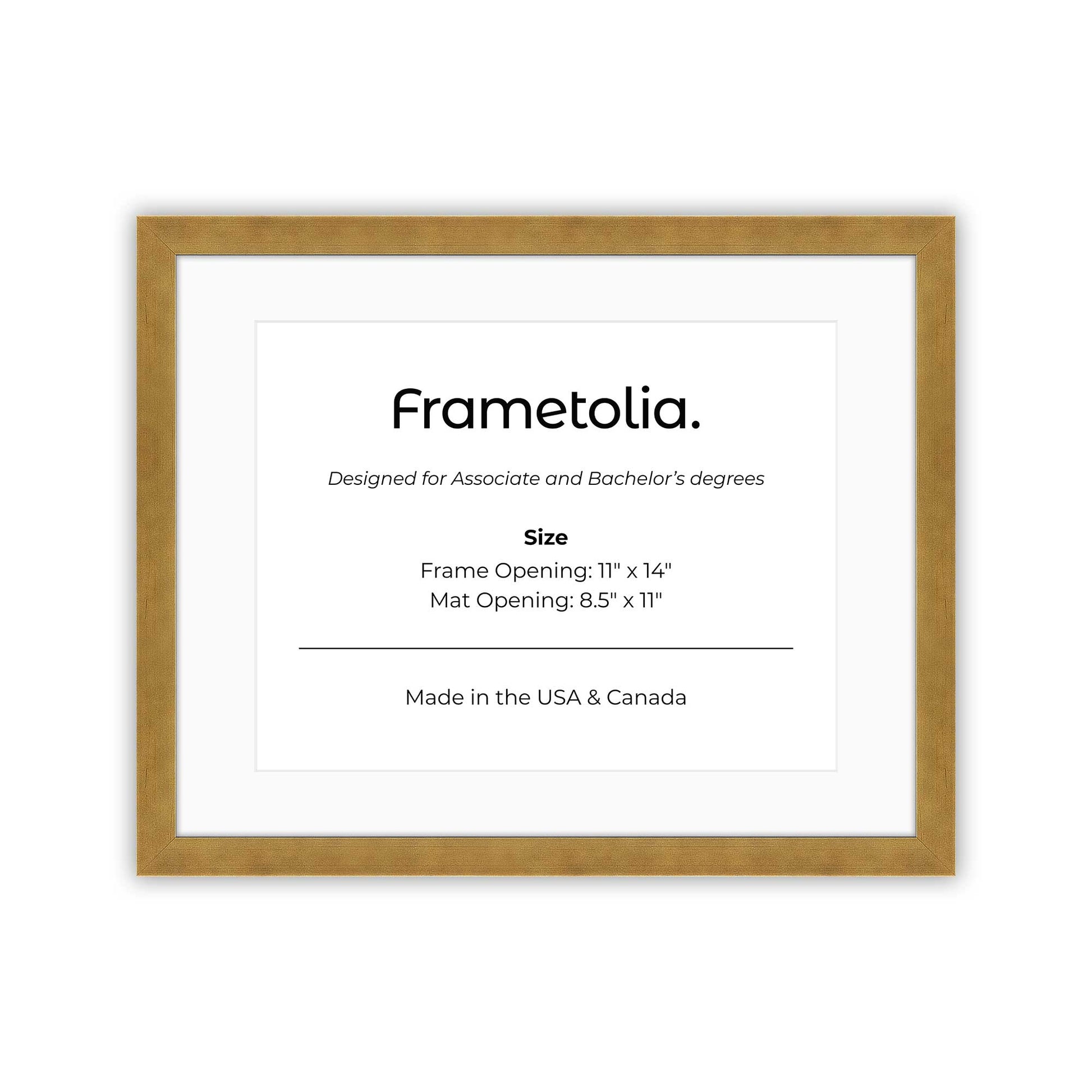 Pale Gold Manhattan Wall Frame