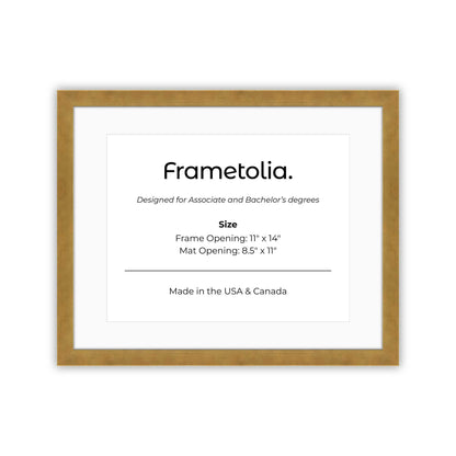 Pale Gold Manhattan Wall Frame